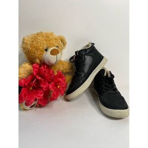 Oshkosh shoes kids boys black Sz‎ 13M Lining polyester High Top